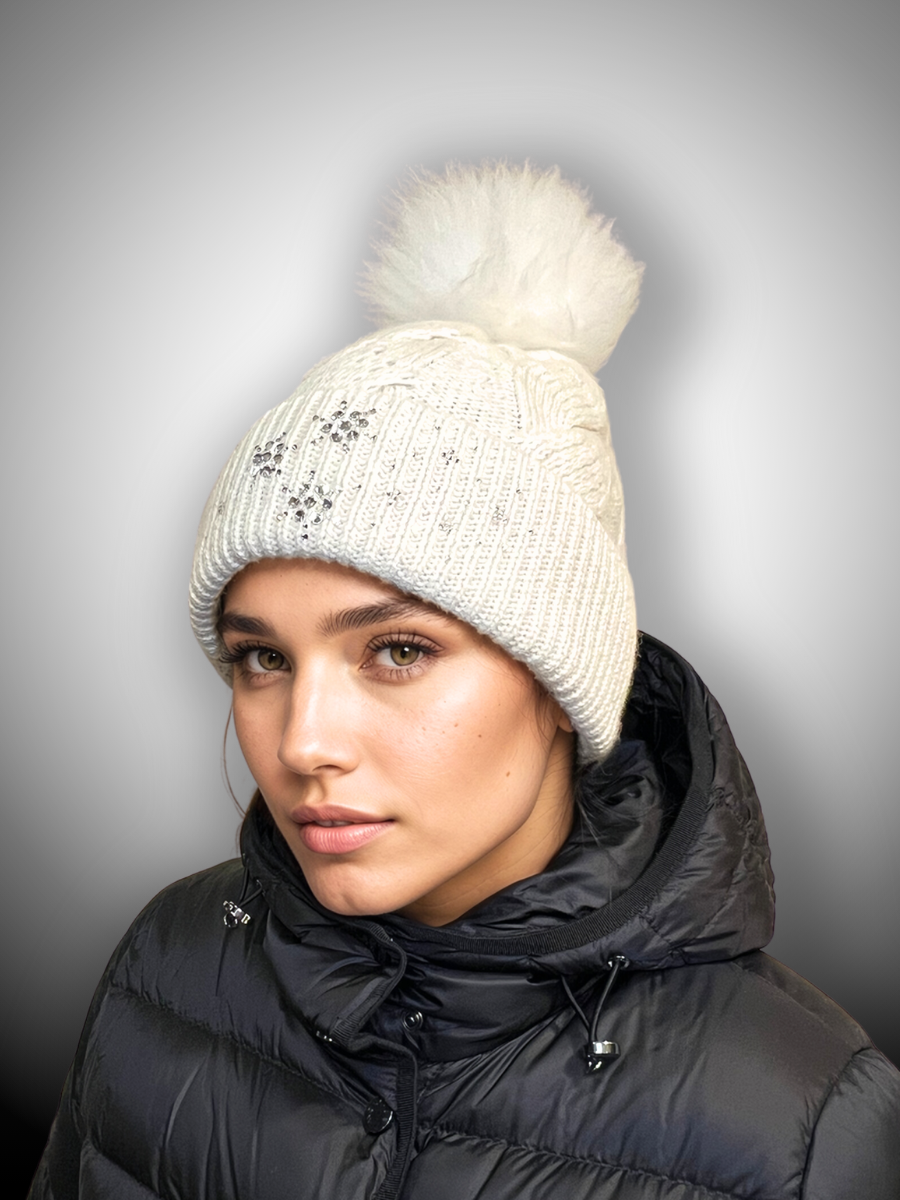 Newbury Snow Crystal Beanie W