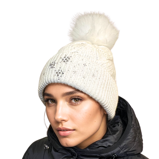 Newbury Snow Crystal Beanie W